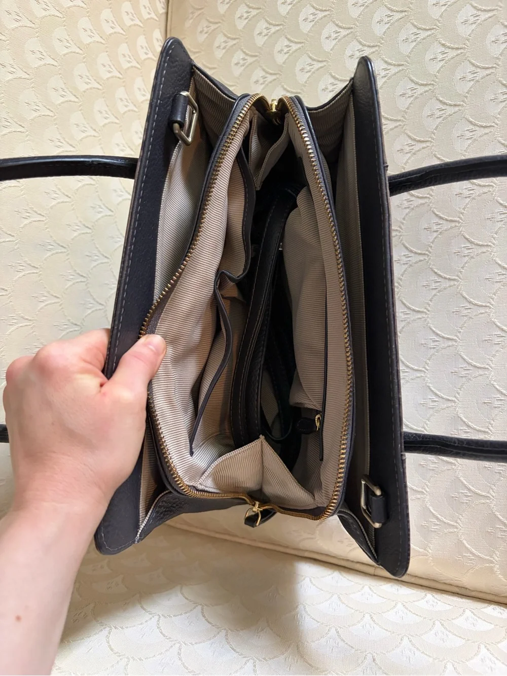RADLEY LONDON Brown Crocodile Handbag